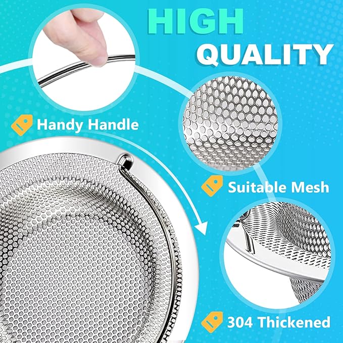 Sink Drain Strainer, Suitable for Most Sink Drains, Anti Clogging