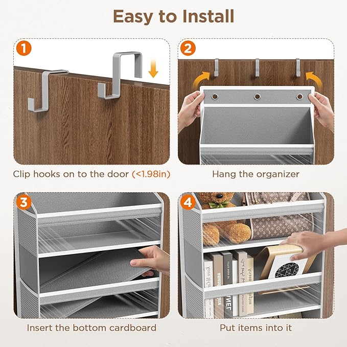 Over The Door Organizer, 7 Tier Door Hanging Organizers
