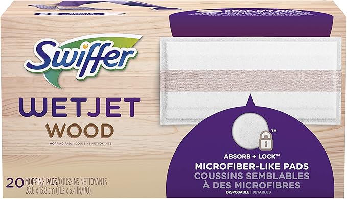 Swiffer WetJet Mops for Floor Cleaning, Hardwood Floor Cleaner Spray Mop Pad