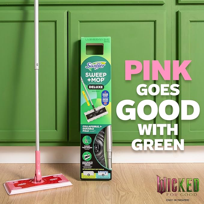 Swiffer Sweep and Mop Deluxe, Limited Edition Pink Wicked: