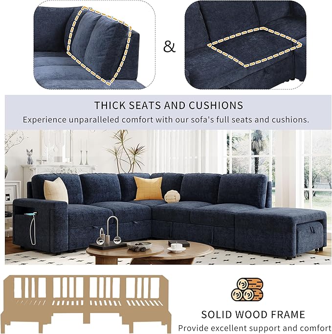 Merax L-Shaped Modular Sectional Sofa
