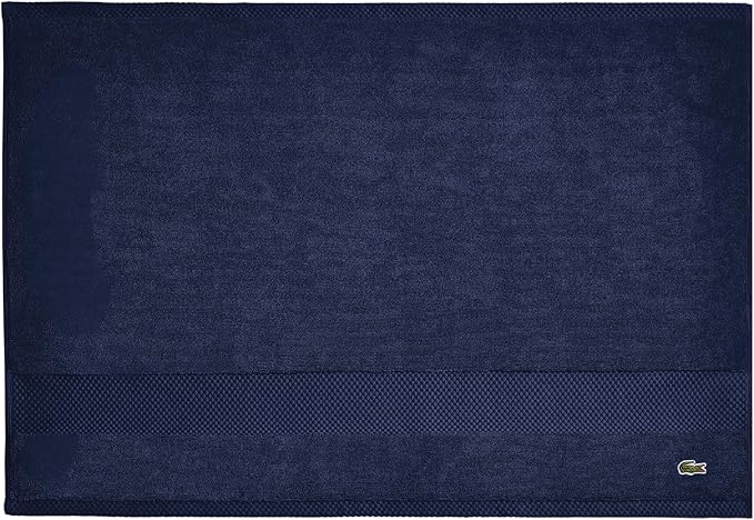 Lacoste Heritage 100% Supima Cotton Tub Mat, Premium Super Soft Bath Towel