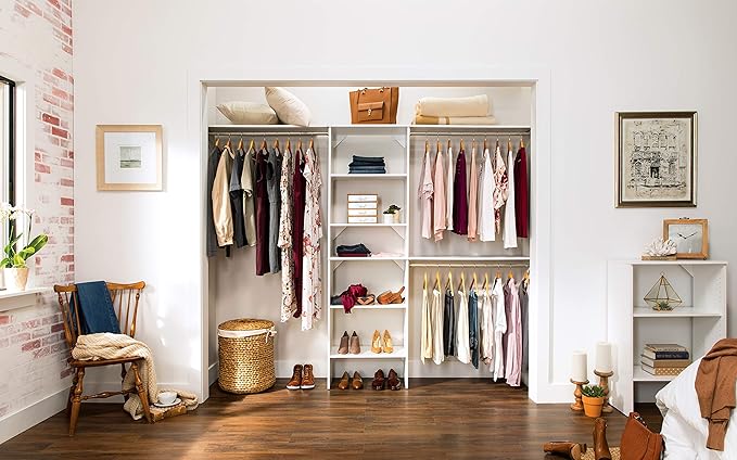 ClosetMaid SuiteSymphony Wood Closet Organizer Starter Kit