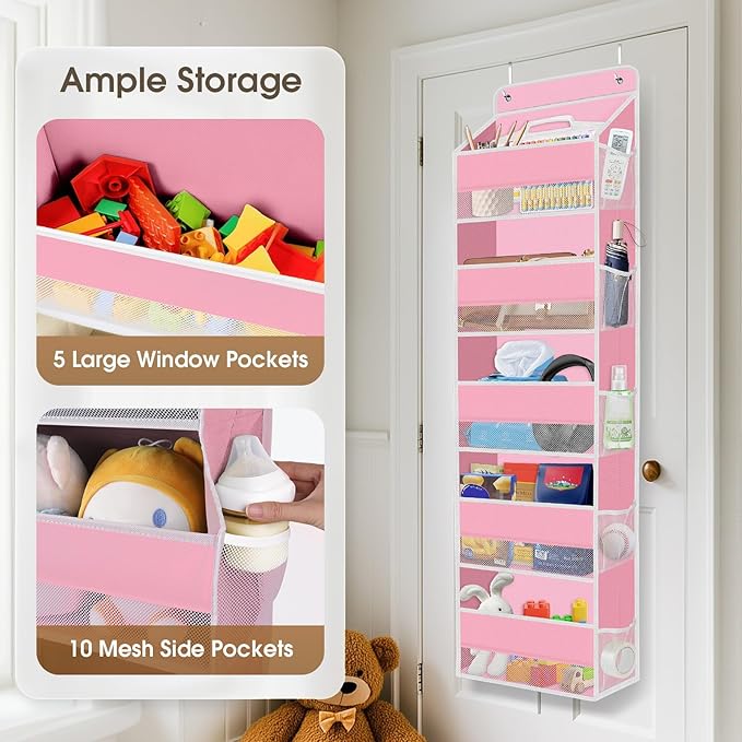 5-Tier Over The Door Organizer Hanging Storage Organizers