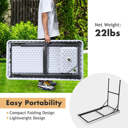 SPORFIT Fish Cleaning Table with Sink, Portable Camping Table w/Flexible Faucet & Sprayer, Drainage Hose Hook Up, Outdoor Fish Cleaning Station for Garden, Backyard, Kitchen (with Sprayer)