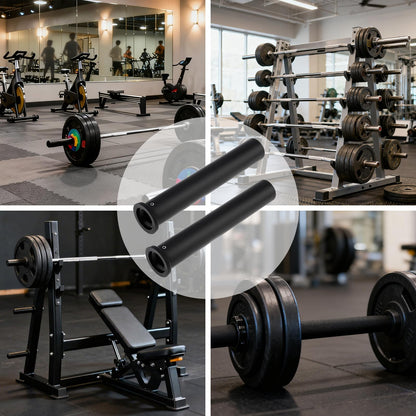 Tobefore 11-inch Olympic Adapter Sleeves - Heavy-Duty Nylon Converters for 1-inch to 2-inch Standard Barbells and Dumbbells, 600-pound Capacity, Includes 2 Sleeves with 2 Wrenches
