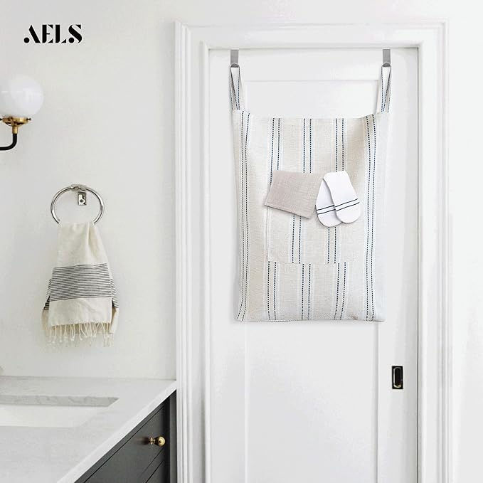 AELS Farmhouse Hanging Laundry Hamper