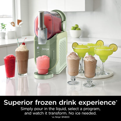 Ninja SLUSHi with RapidChill Technology, 88 oz. Frozen Drink & Slushie Machine, 5 Preset Programs, Margaritas, Frappés, and More, Premium Accents, Black, FS301