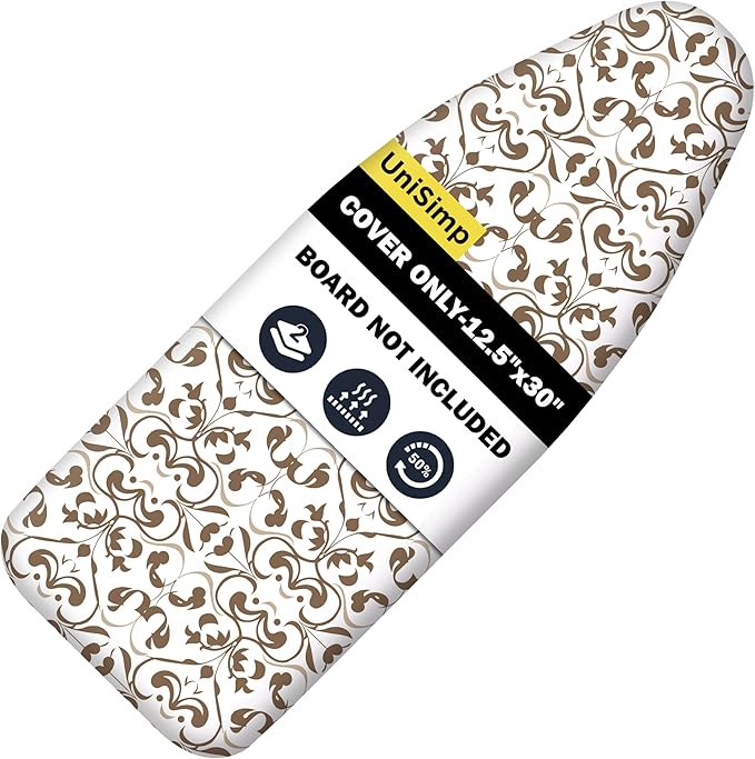 Small Ironing Board Cover and Pad 12.5"x30" Small Iron Board Cover