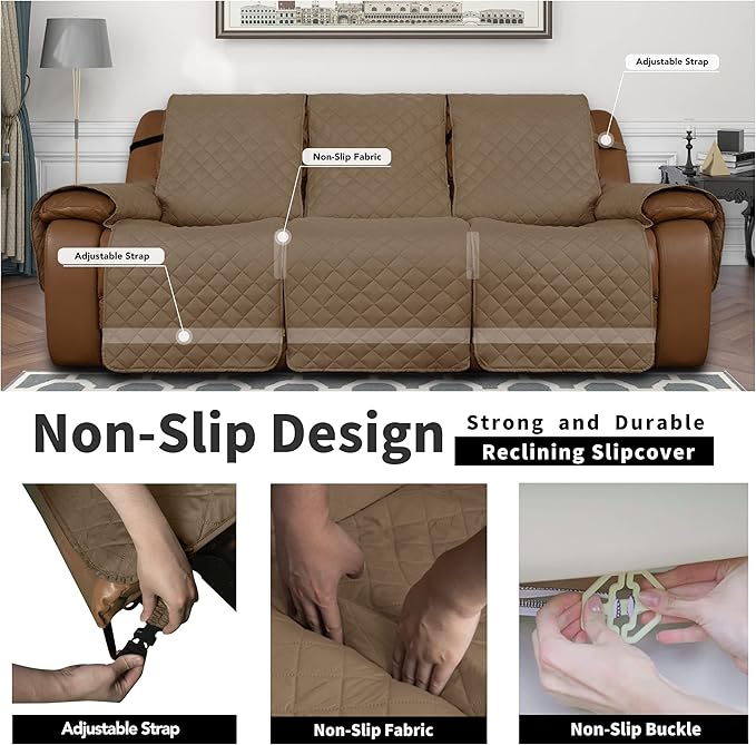 Easy-Going Oversized Recliner Sofa Cover, Reversible Couch Cover