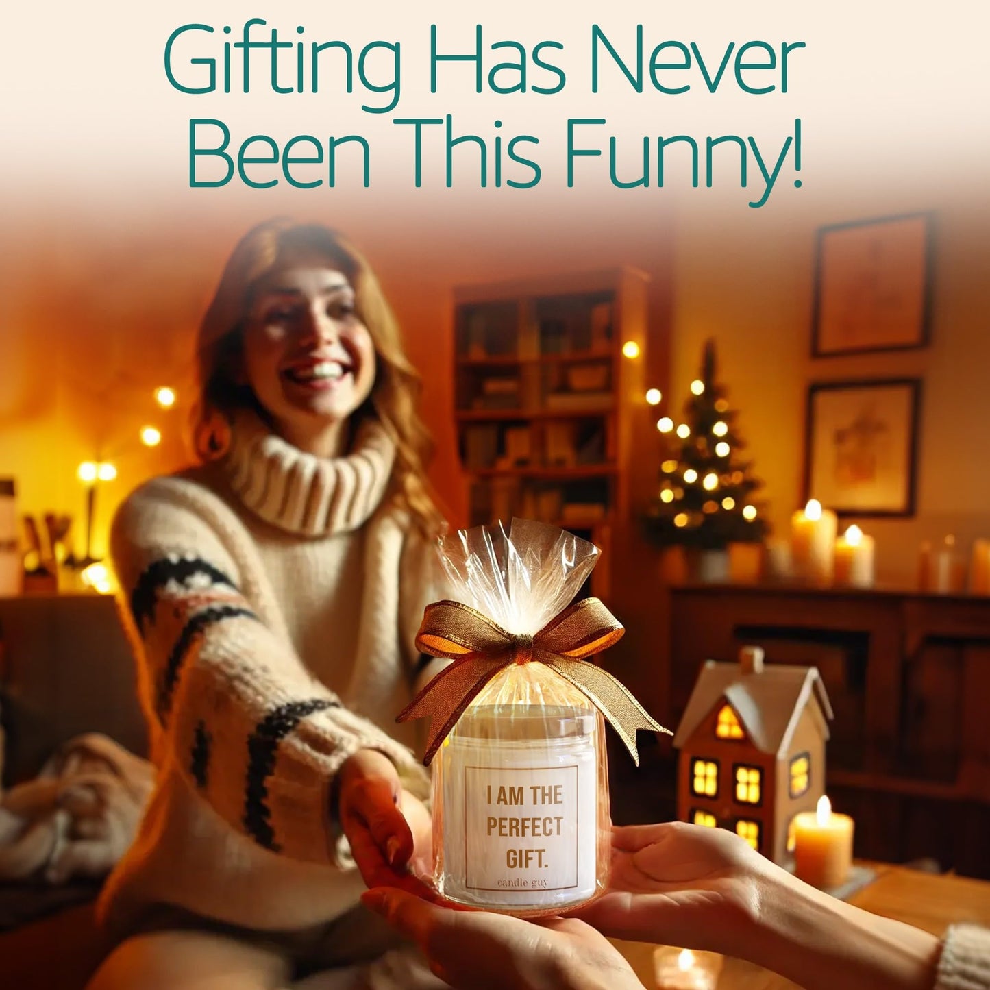 candle guy Scented Candle | Merry Christmas. You Filthy Animal. | Hand Poured 100% Soy Wax | 70 Hours Burn Time