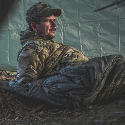 Snugpak Softie Elite 5 WGTE Sleeping Bag – Expandable Side Baffle, –15 °C Comfort, Left or Right Zip, Coyote