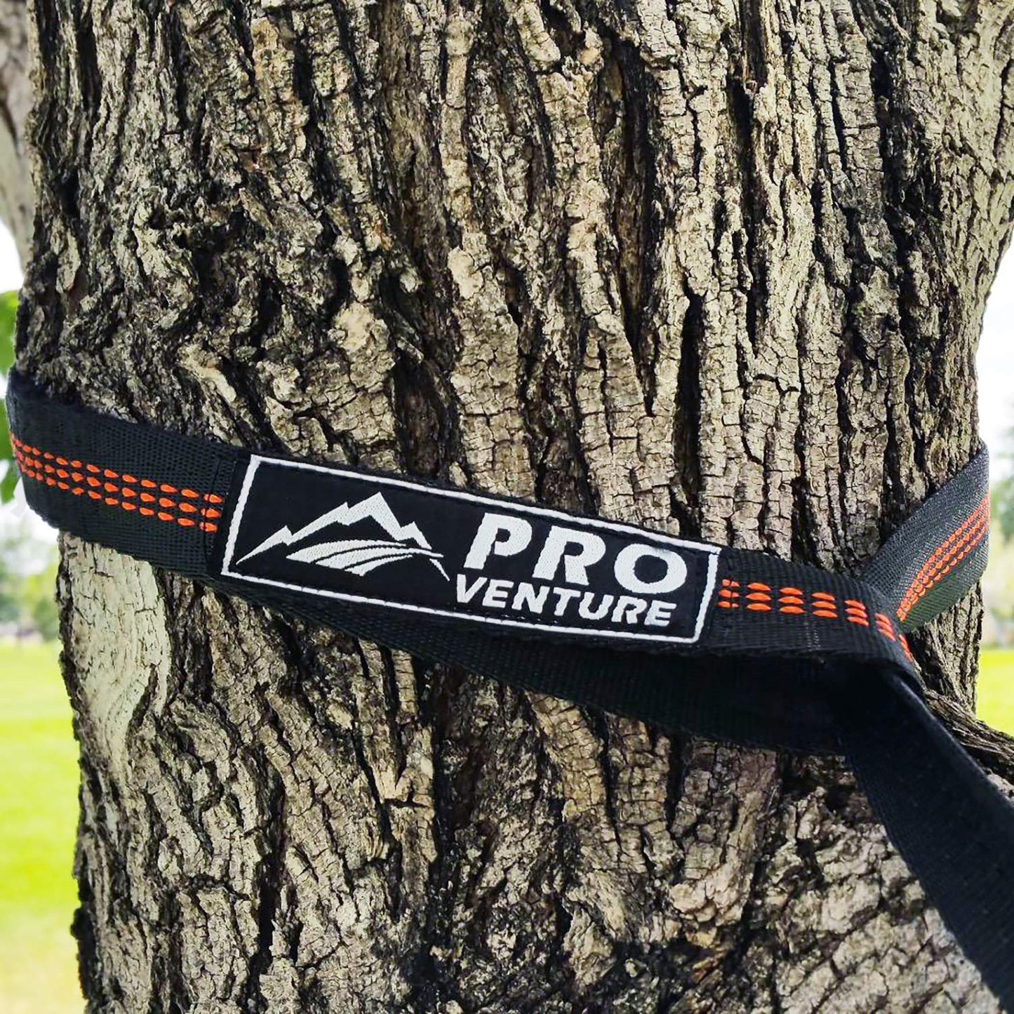 Pro Venture Hammock Straps and Carabiners Set | 22 Feet Total, 44+2 Loops | 1200lbs Breaking Strength (500lbs Rated) | Non-Stretch, Lightweight, Portable - Quick Setup | Heavy Duty, Tree Friendly