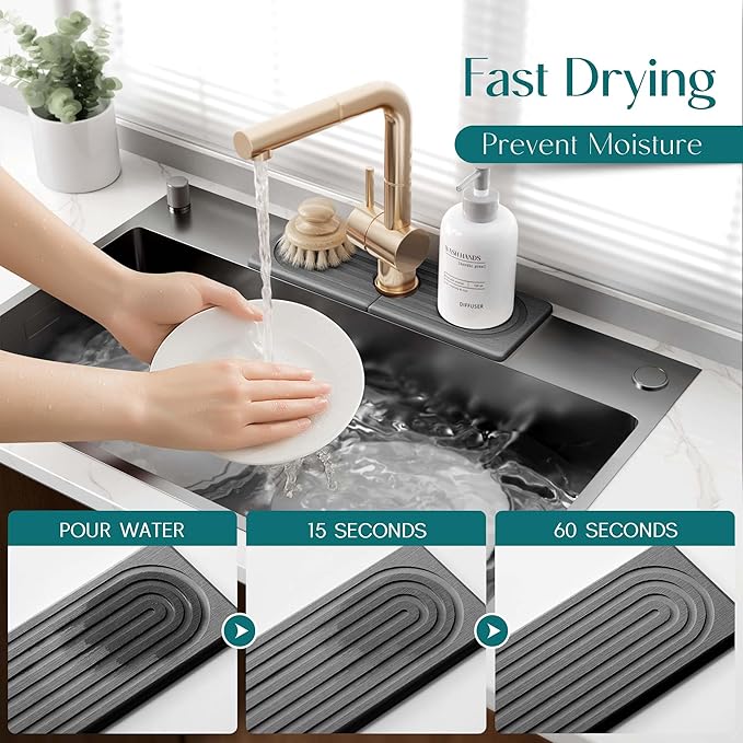 Faucet Mat for Kitchen Sink