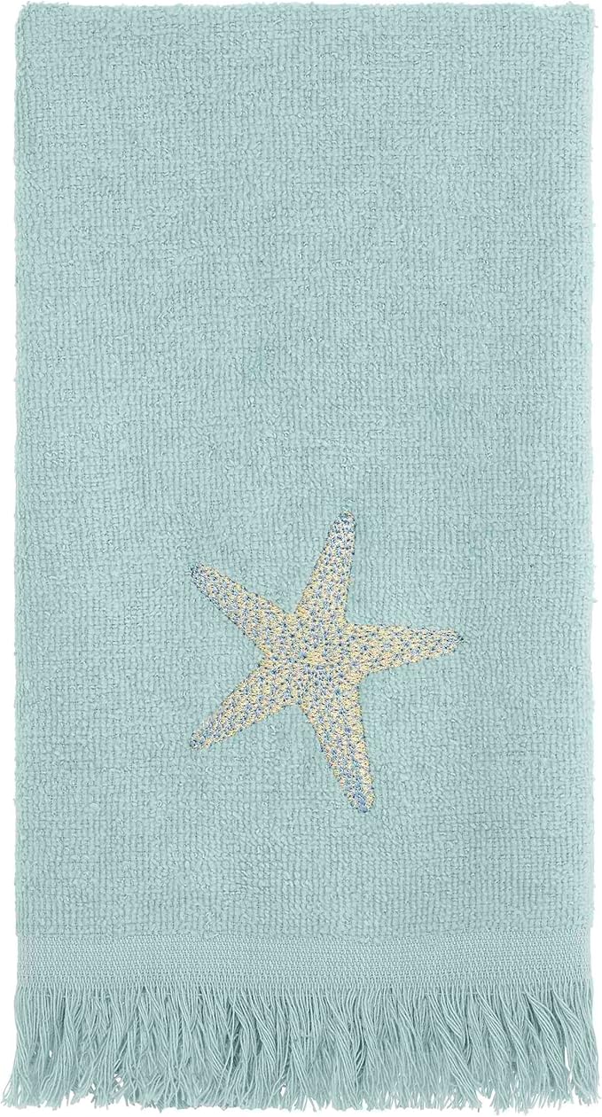 Avanti Linens - Fingertip Towel, Soft & Absorbent Cotton Towel, Coastal