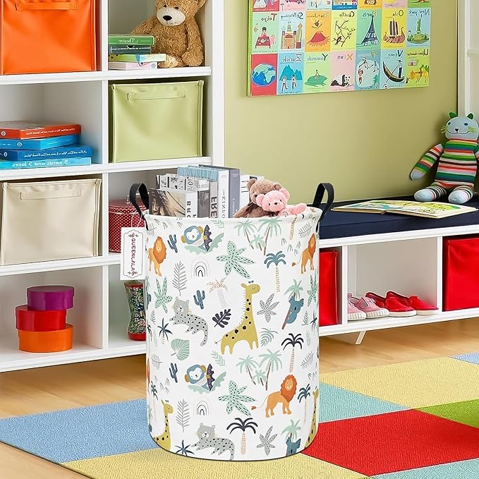 QUEENLALA Large Storage Basket, Laundry Hamper/Bathroom/Home Decor/Collapsible