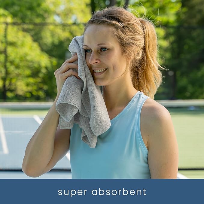 S&T INC. Microfiber Gym Towels, Yoga Towel