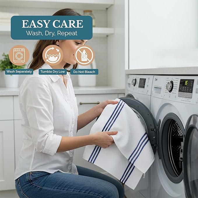 Casa Platino Dish Towels for Drying Dishes and Kitchen Towels and Dishcloths