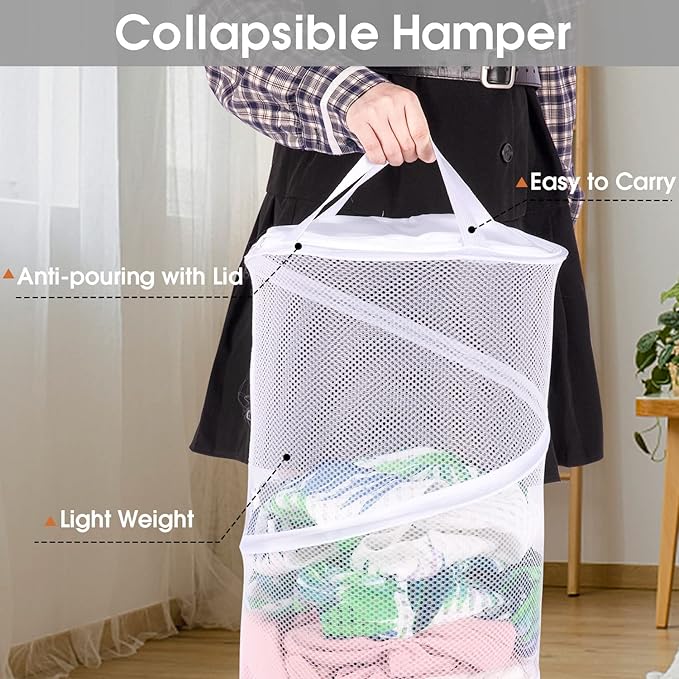 BATTOO 2 Pack Large Collapsible Laundry Basket