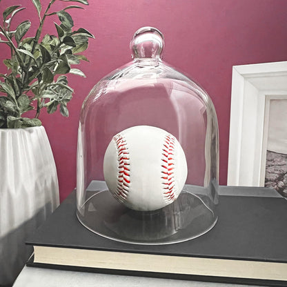 Plymor 5" x 6" Bell Jar Glass Display Dome Cloche (Interior Size 4.75" x 4.5")