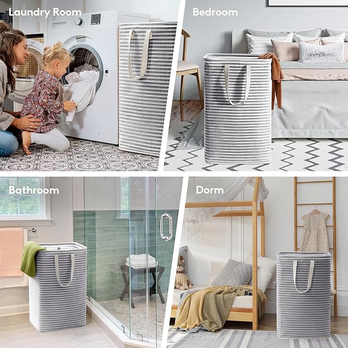 Lifewit 1 Pack Laundry Hamper Large Collapsible Laundry Baskets, Freestanding
