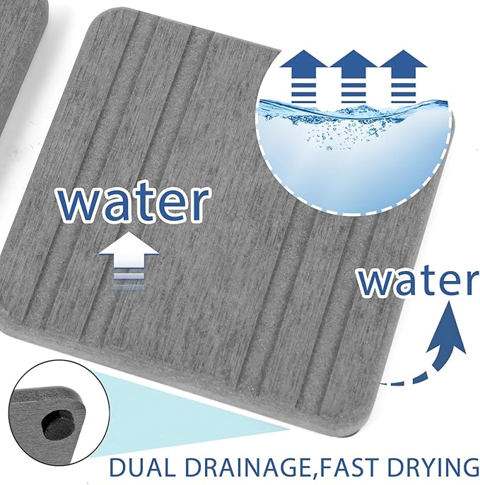 3PCS Water Absorbing Stone Tray, DryingNeat Diatomite Stone Sink Tray, Instant