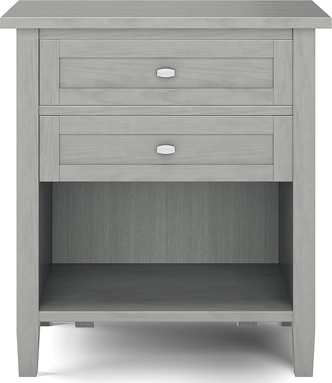 SIMPLIHOME Warm Shaker Bedside Table