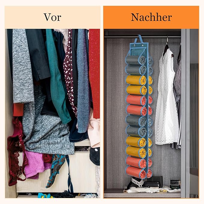 Lirex Hanging Yoga Legging Storage Organizer