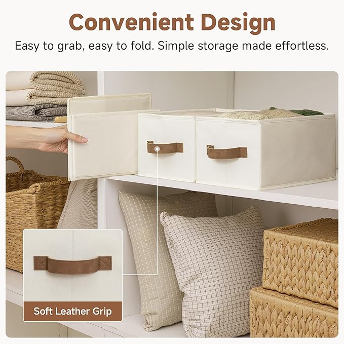 StorageWorks Closet Organizer Storage Baskets, Storage Bins
