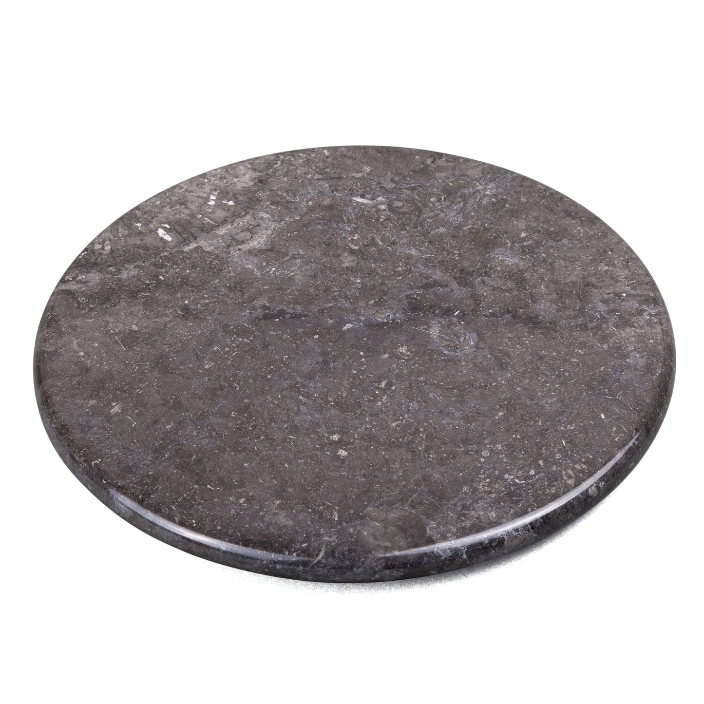 Creative Home 12 Inch Natural Charcoal Marble Cheese and Charcuterie Board