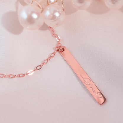 Petite Boutique Vertical Name Necklace for Women Personalized Vertical Name Necklace Customized Jewelry Custom Name Necklace for Men Girls Name Necklace Personalized Vertical Necklace Gift