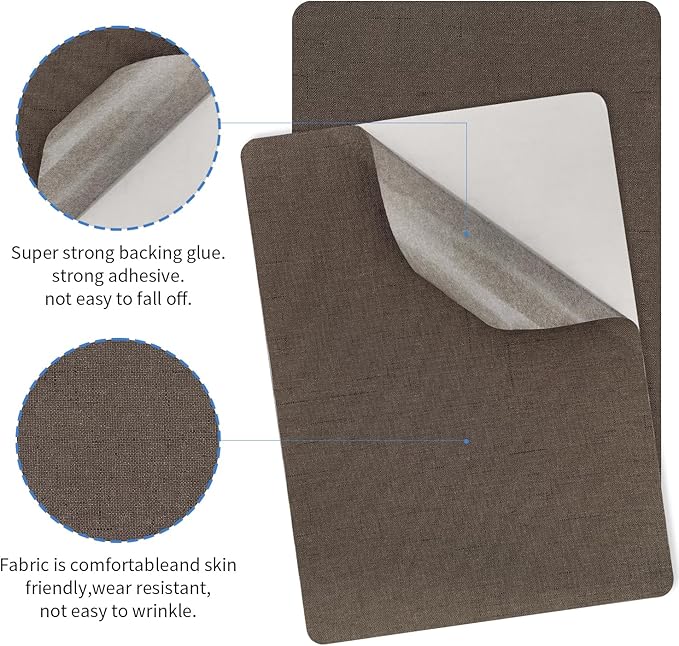 SYLVASS 8x11 Inch Fabric Repair Patches, Self-Adhesive Linen Patch
