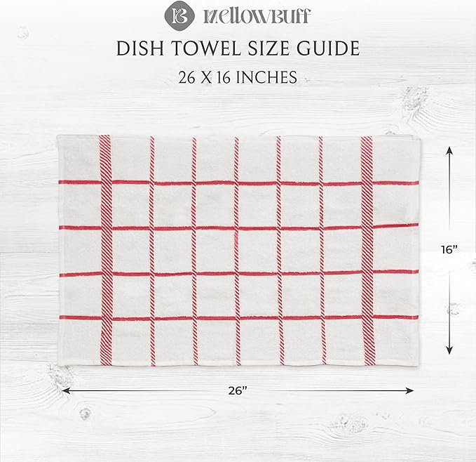 100% Cotton Terry Dish Cloth & Dish Towel)