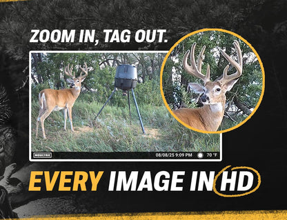 Moultrie Edge 2 Pro Cellular Trail Camera - Auto Connect Nationwide 4G LTE - On Demand 40MP Photo - 1440P Video with HD Audio - Ai False Trigger Elimination - 100 Ft Detection Range - No-Glow Flash