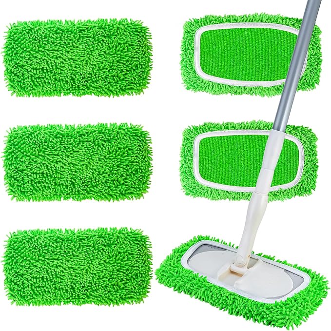 Mop Pads for Swiffer Sweeper Reusable Mop Dry Wet Mop Pad Refills Microfiber