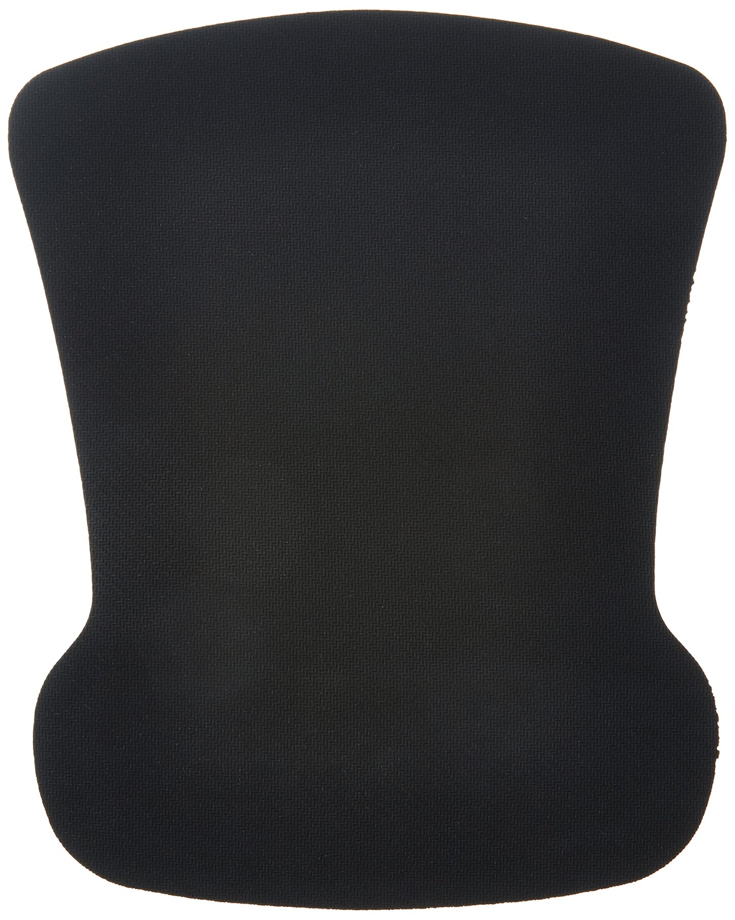 Amazon Basics Irregular Ergonomic Gel Computer Mouse Pad with Wrist Rest for Pain Relief, 10.1L x 8.1W inches, Black