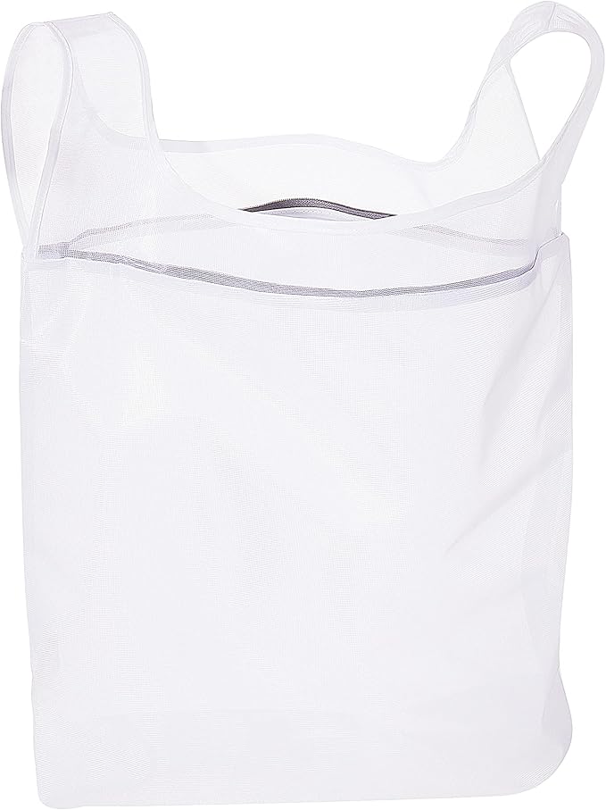Mesh Laundry Bag Hanging Laundry Hamper Travel Laundry Bag, Machine Washable