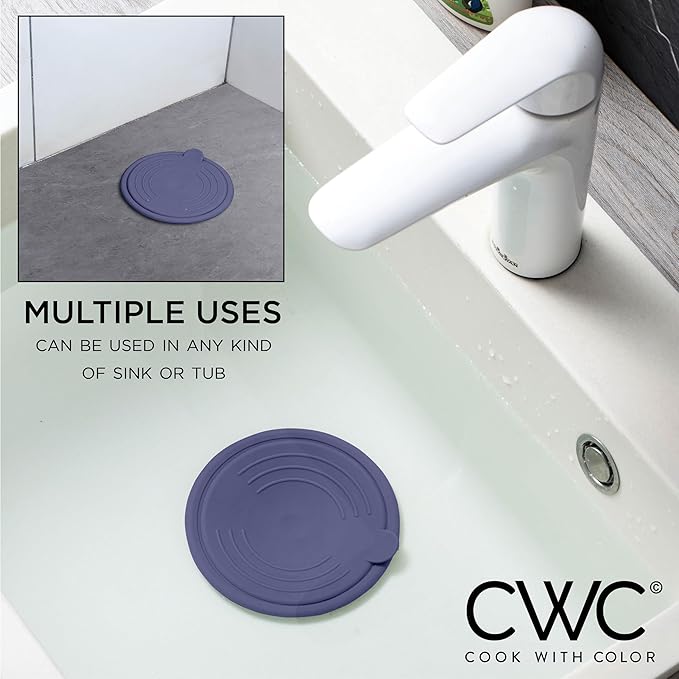 COOK WITH COLOR Kitchen Sink Strainer, Flexible Sink Strainer, Sink Drain