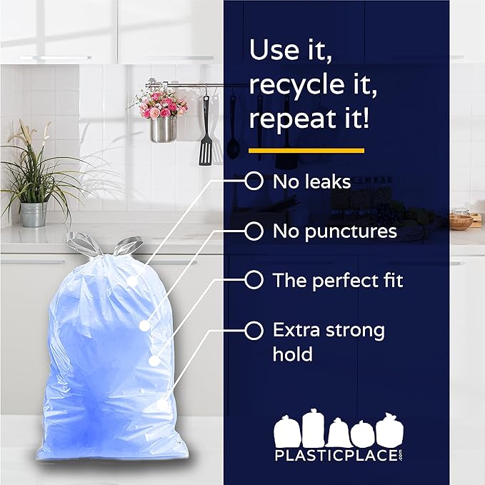 Plasticplace Custom Fit Trash Bags, Compatible