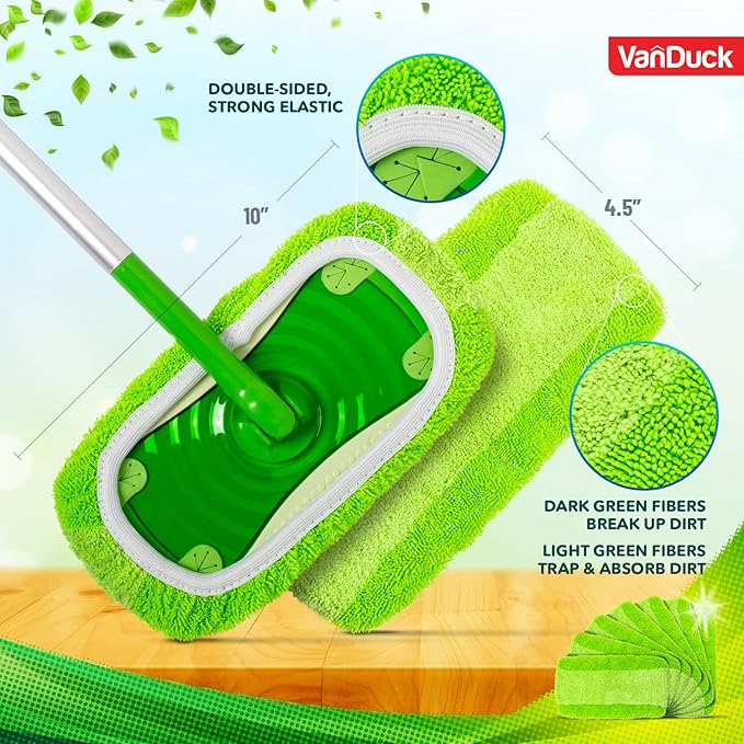VanDuck Reusable Mop Pads Compatible