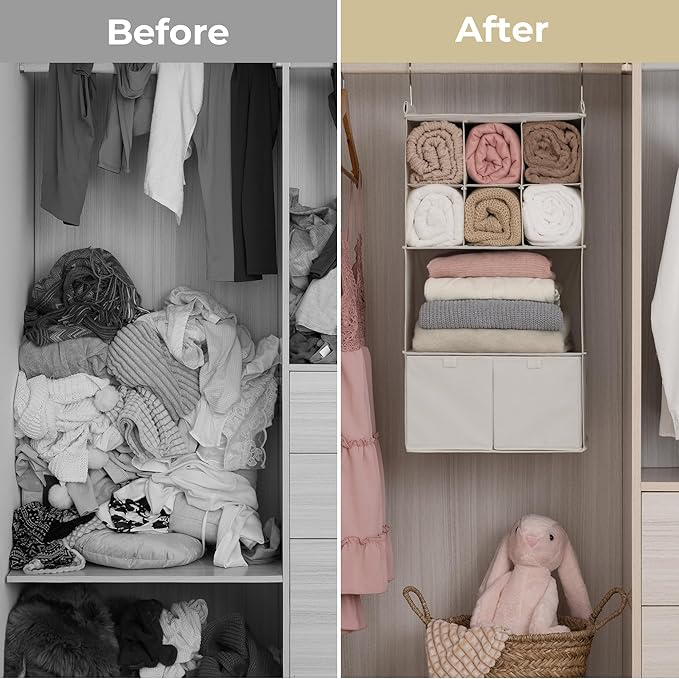 GRANNY SAYS Hanging Closet Organizer