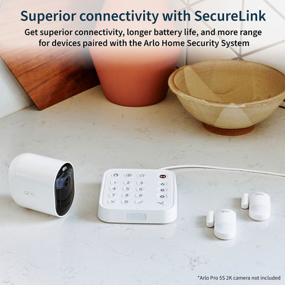 Arlo Pro 5S Spotlight Security Camera 2K HDR | Outdoor | Wireless | Dual-Band Wi-Fi Connects to Strongest Network |12X Zoom, 2-Way Audio, Siren, Color Night Vision,Live Stream(White, 4 Cameras)