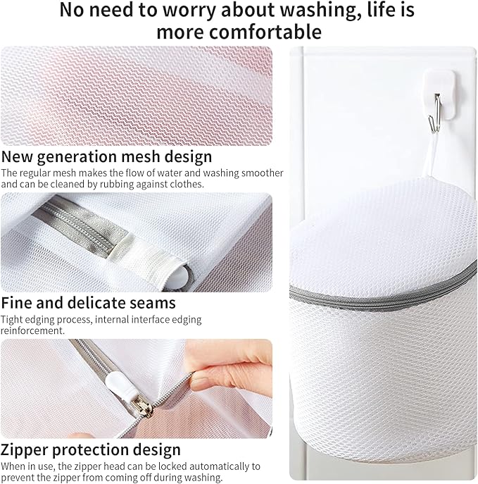 Mesh Bra Bags for Laundry by MDSXO, Baby Laundry, Travel Storage