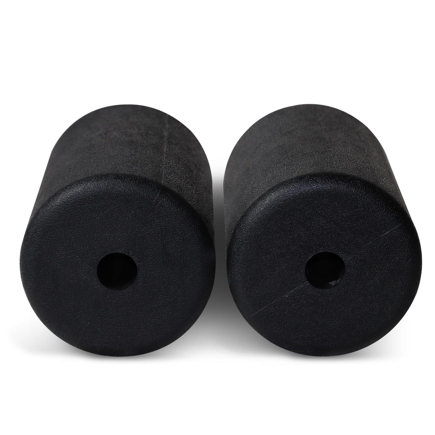 WF Athletic Supply PU/Foam Foot Pads, Foam Roller for Exercise Machines Equipment Replacements, Roller Pad for Leg Extension, PEC Deck Pads for Weight Bench, Sold by Pair (7” x 4.5” OD x 0.875” ID)