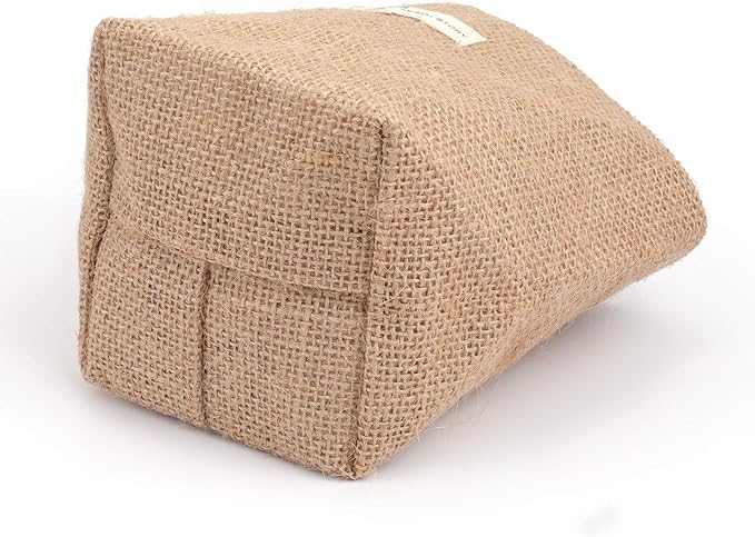 Foraineam 6 Pack Mini Hanging Storage Bag Cotton Linen Decorative Wall-Hanging