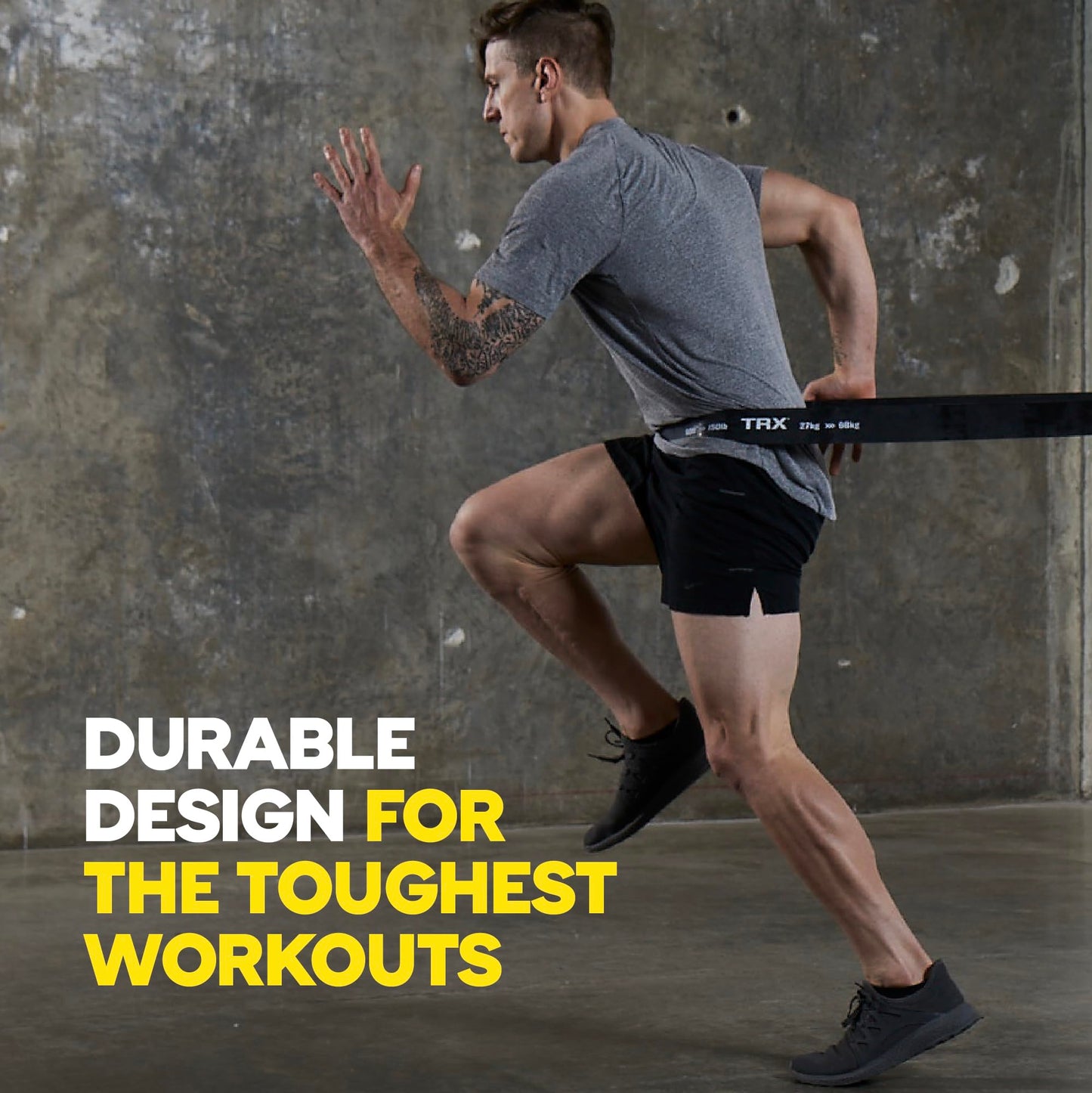 TRX Training Strength Band Set, Full-Body Resistance Bands for Home and Gym Use, Resistance Bands for Working Out