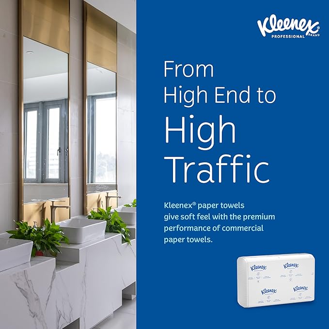 Kleenex Professional Universal Multifold Paper Towels, Absorbency Pockets