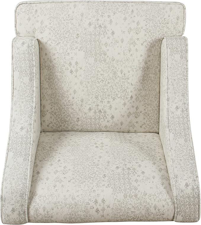 Homepop Home Decor | Upholstered Classic Swoop Arm Accent Chair | Accent Chairs