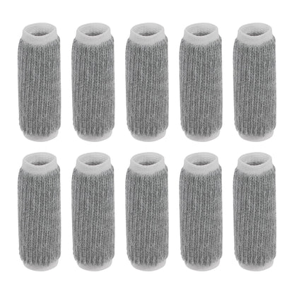 uxcell 10pcs Finger Protectors Splints, Compression Finger Sleeves Thumb Brace for Trigger Finger, Elastic Covers for Basketball, Breathable Finger Supporter 2.2" x 1"