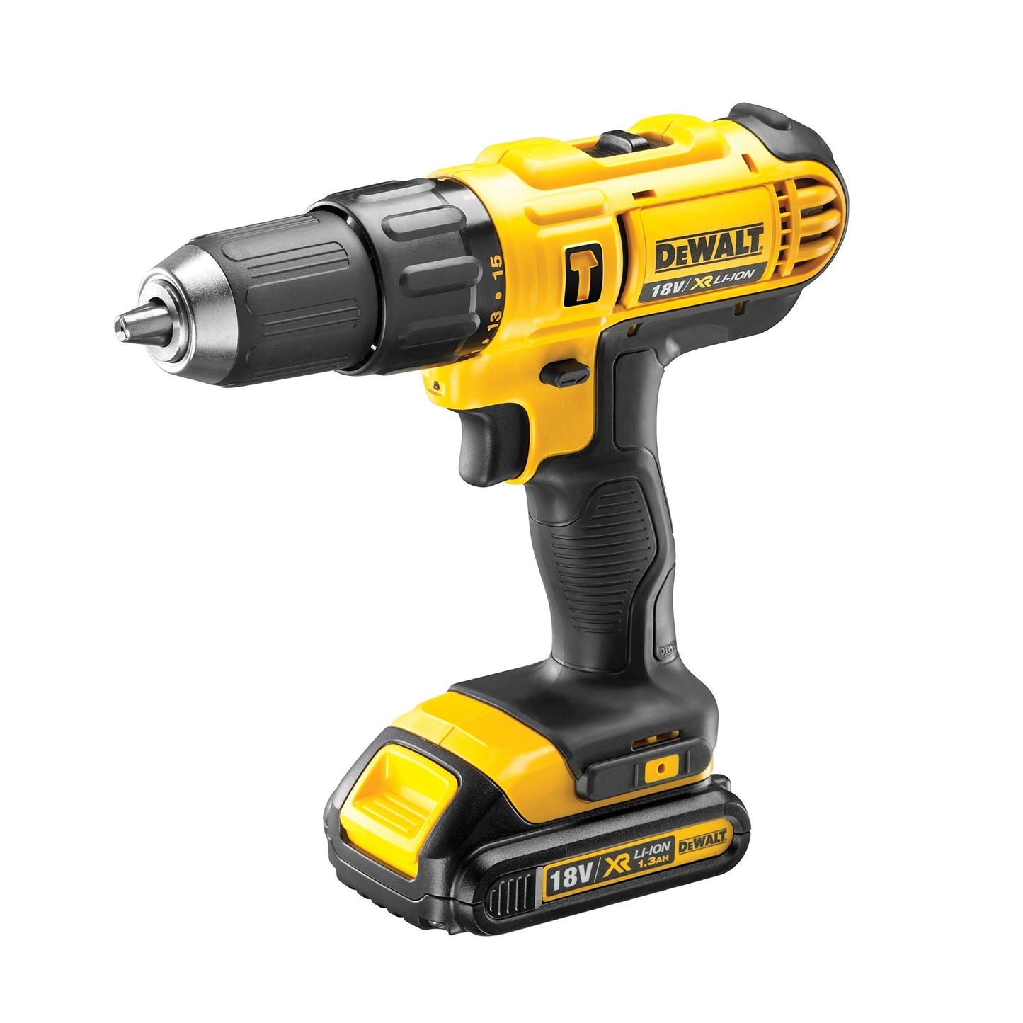 DEWALT GG107 18V Combi Drill X2 Upgraded 1.5AH Batteries Fast Charger,Latest T STAK CASE*Complete KIT,Black